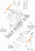 TANK / SITZBANK für KTM 1290 SUPER ADVENTURE WHITE ABS 2016