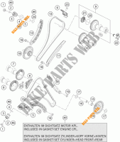VENTILSTEUERZEITEN für KTM 1290 SUPER ADVENTURE WHITE ABS 2016