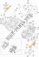 MOTORGEHÄUSE für KTM 1290 SUPER ADVENTURE WHITE ABS 2016