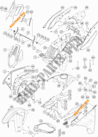 PLASTIK für KTM 1290 SUPER ADVENTURE WHITE ABS 2016