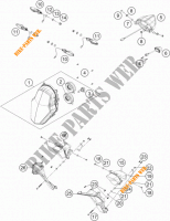 SCHEINWERFER / RÜCKLICHT für KTM 1290 SUPER ADVENTURE WHITE ABS 2015