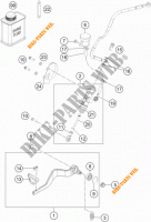 BREMSPUMPE HINTEN für KTM 1290 SUPER ADVENTURE WHITE ABS 2015