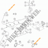 BREMSSYSTEM ABS für KTM 1290 SUPER ADVENTURE WHITE ABS 2015