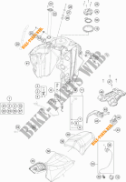 TANK / SITZBANK für KTM 1290 SUPER ADVENTURE WHITE ABS 2015