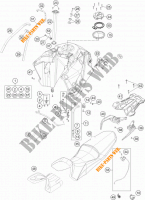 TANK / SITZBANK für KTM 1190 ADVENTURE R ABS 2016