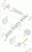 GETRIEBE HAUPTWELLE für KTM 1190 ADVENTURE R ABS 2016