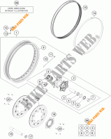 VORDERRADFELGE für KTM 1190 ADVENTURE R ABS 2016
