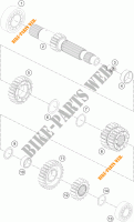 GETRIEBE HAUPTWELLE für KTM 1190 ADVENTURE R ABS 2015