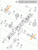 GETRIEBE VORGELEGEWELLE für KTM 1190 ADVENTURE R ABS 2015