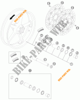 VORDERRADFELGE für KTM 1190 RC8 R WHITE 2011
