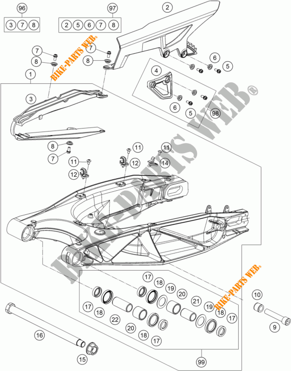SCHWINGE für KTM 1190 ADVENTURE R ABS 2015