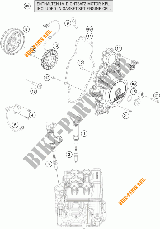ZÜNDUNG für KTM 1190 ADVENTURE R ABS 2015