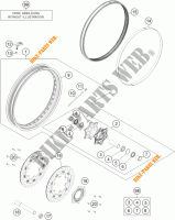 VORDERRADFELGE für KTM 1190 ADVENTURE R ABS 2014