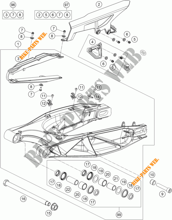 SCHWINGE für KTM 1190 ADVENTURE R ABS 2014