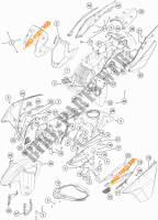 PLASTIK für KTM 1190 ADVENTURE R ABS 2013