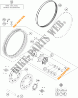 VORDERRADFELGE für KTM 1190 ADVENTURE R ABS 2013