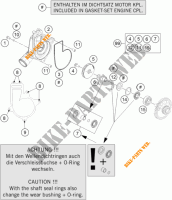 WASSERPUMPE für KTM 1190 ADVENTURE ABS GREY 2016