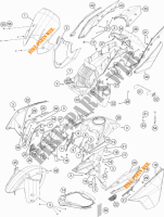 PLASTIK für KTM 1190 ADVENTURE ABS ORANGE 2015