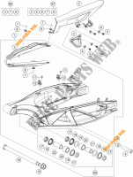SCHWINGE für KTM 1190 ADVENTURE ABS GREY WES. 2015