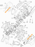 PLASTIK für KTM 1190 ADVENTURE ABS ORANGE 2014