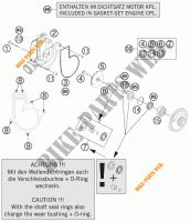 WASSERPUMPE für KTM 1190 ADVENTURE ABS ORANGE 2014