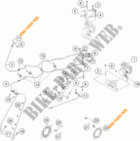 BREMSSYSTEM ABS für KTM 1190 ADVENTURE ABS ORANGE WES. 2013