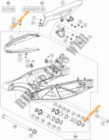 SCHWINGE für KTM 1190 ADVENTURE ABS ORANGE WES. 2013