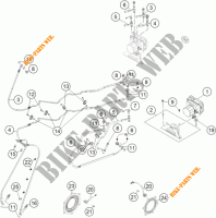BREMSSYSTEM ABS für KTM 1190 ADVENTURE ABS ORANGE 2013