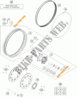 VORDERRADFELGE für KTM 1190 ADVENTURE ABS GREY 2013