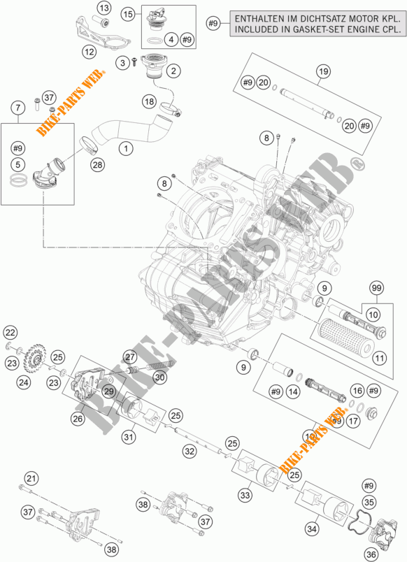 OLPUMPE für KTM 1050 ADVENTURE ABS 2016