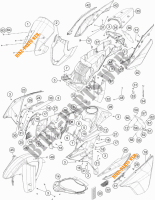 PLASTIK für KTM 1050 ADVENTURE ABS 2015