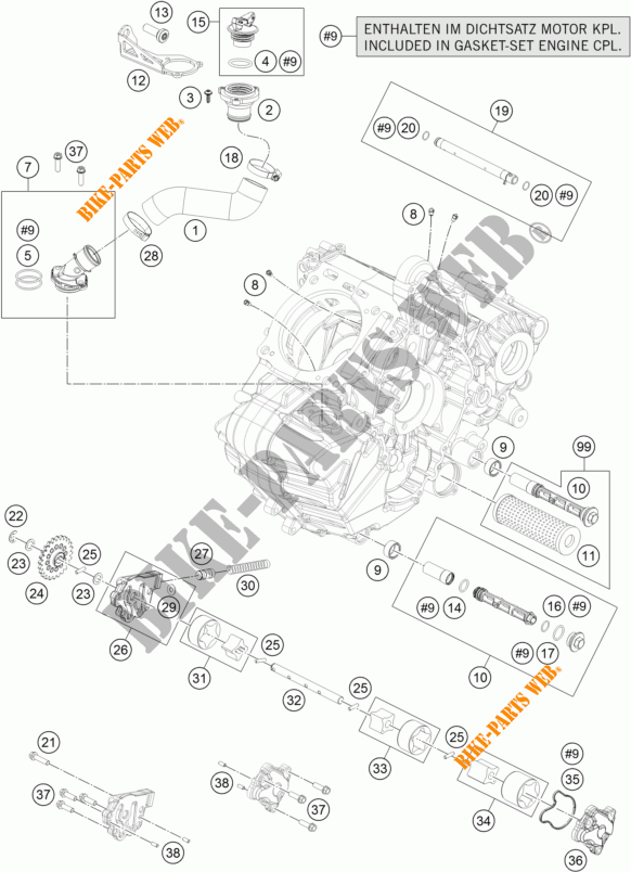 OLPUMPE für KTM 1050 ADVENTURE ABS 2015