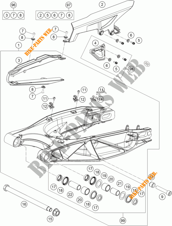 SCHWINGE für KTM 1050 ADVENTURE ABS 2015
