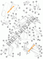 PLASTIK für KTM 990 ADVENTURE R 2011