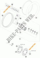 VORDERRADFELGE für KTM 990 ADVENTURE R 2009