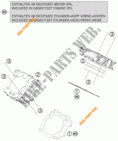 ZYLINDER für KTM 1190 RC8 R 2009