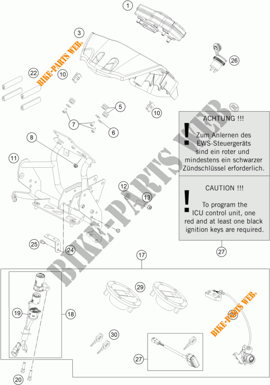 ZÜNDSCHLOSS für KTM 990 ADVENTURE DAKAR EDITION 2011