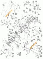 PLASTIK für KTM 990 ADVENTURE DAKAR EDITION 2011