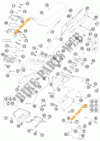 TANK / SITZBANK für KTM 990 ADVENTURE DAKAR EDITION 2011