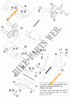 VENTILSTEUERZEITEN für KTM 990 ADVENTURE DAKAR EDITION 2011