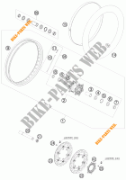 VORDERRADFELGE für KTM 990 ADVENTURE WHITE ABS 2009