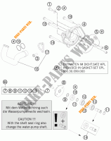 WASSERPUMPE für KTM 990 ADVENTURE ORANGE ABS 2009