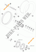 VORDERRADFELGE für KTM 990 ADVENTURE ORANGE ABS 2009