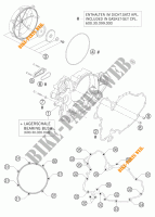 DECKEL KUPPLUNG für KTM 990 ADVENTURE ORANGE ABS 2007