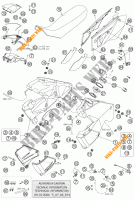 TANK / SITZBANK für KTM 990 ADVENTURE ORANGE ABS 2006