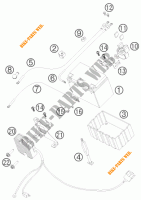 BATTERIEN für KTM 990 SUPERMOTO ORANGE 2009