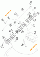BATTERIEN für KTM 990 SUPERMOTO ORANGE 2009