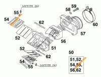 MEMBRANENBLOCK für KTM 125 SUPERMOTO 80 2001