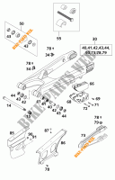 SCHWINGE für KTM 125 SUPERMOTO 80 2001