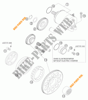 ANLASSER für KTM 525 SX SUPERMOTO 2004